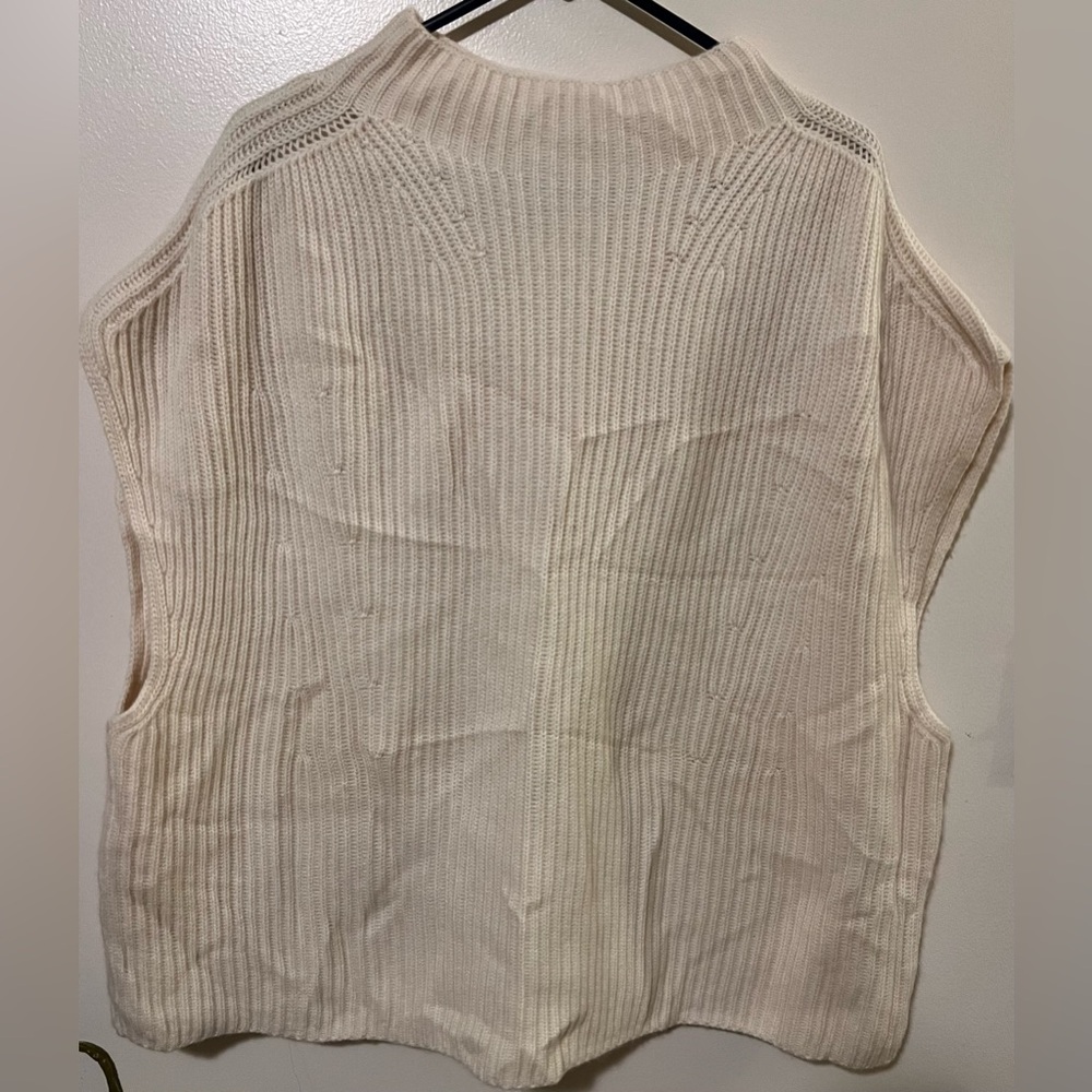 Banana Republic Women's Canyon Merino Wool Cashmere Blend Sweater Vest Xl
